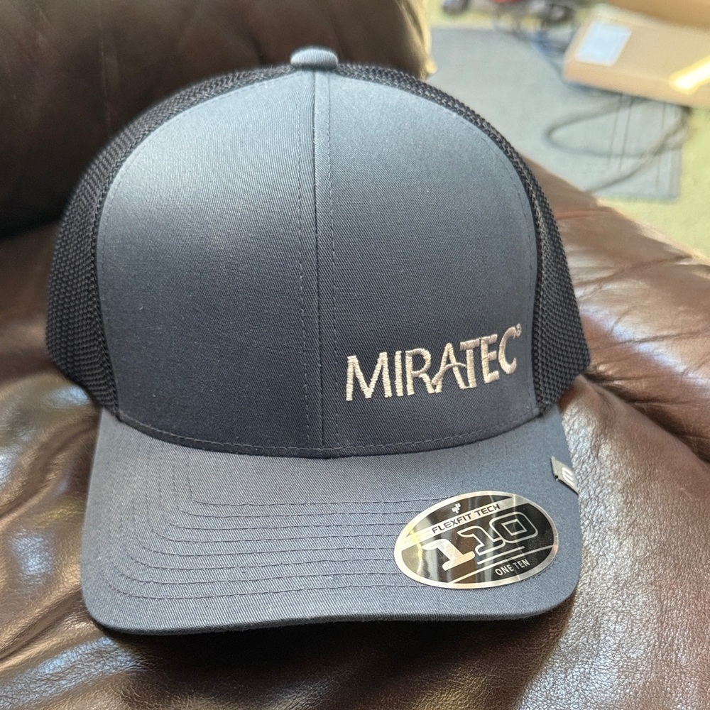 Black & Grey Mesh Trucker Hat